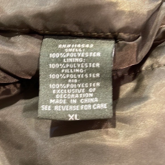 ✨HP✨ J2 Satin Bomber jacket in army green -junior sized XL - Picture 9 of 9